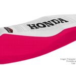 Funda Asiento Honda Biz 125 Series Fmx Covers - Blanco/Rosa/Negro
