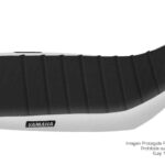 Funda Asiento Yamaha Xt 600 - 90/95 Plisada Fmx Covers - Negro/Blanco