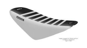 Funda Asiento Honda Crf 70 Rib Fmx Covers - Negro/Blanco/Blanco