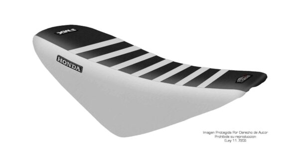 Funda Asiento Honda Crf 70 Rib Fmx Covers - Negro/Blanco/Blanco