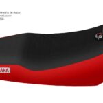 Funda Asiento Yamaha Ybr 125 Deflectores Total Grip Fmx Covers - Negro/Rojo