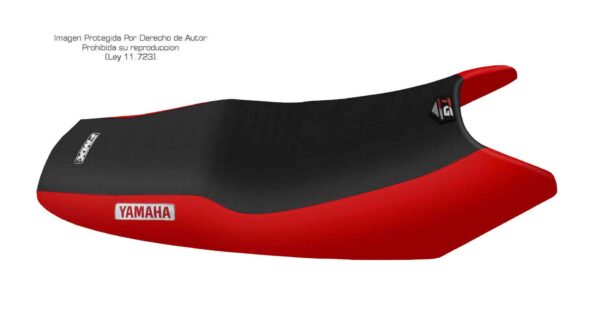 Funda Asiento Yamaha Ybr 125 Deflectores Total Grip Fmx Covers - Negro/Rojo