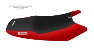 Funda Asiento Yamaha Ybr 125 Deflectores Total Grip Fmx Covers - Negro/Rojo