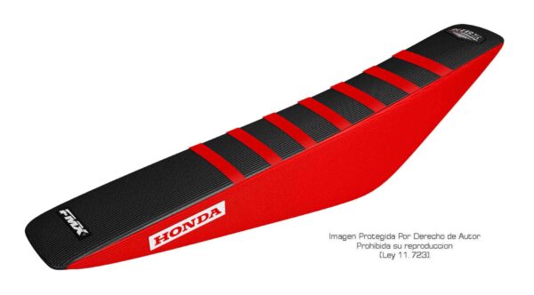 Funda Asiento Honda Crf 450 - 04/08 Rib Fmx Covers - Negro/Rojo/Rojo