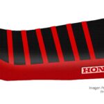 Funda Asiento Honda Cr 80 - 88/95 Rib Fmx Covers - Negro/Rojo/Rojo