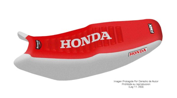 Funda Asiento Honda Cg 125 Titan 00/04 Series Fmx Covers - Rojo/Blanco/Blanco