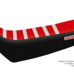Funda Asiento Honda Xr 400 Rib Fmx Covers - Rojo/Negro/Blanco