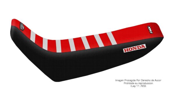 Funda Asiento Honda Xr 400 Rib Fmx Covers - Rojo/Negro/Blanco