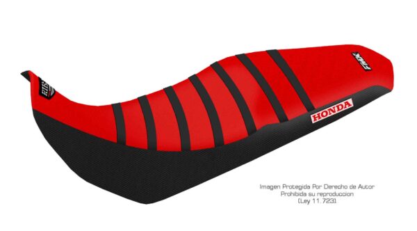 Funda Asiento Honda Xr 300 E Rib Fmx Covers - Rojo/Negro/Negro