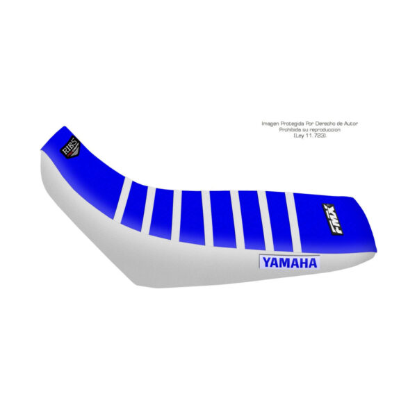 1 Funda Asiento Yamaha Yzf 400 / Yzf 426 Rib Fmx Covers - Azul/Blanco/Blanco