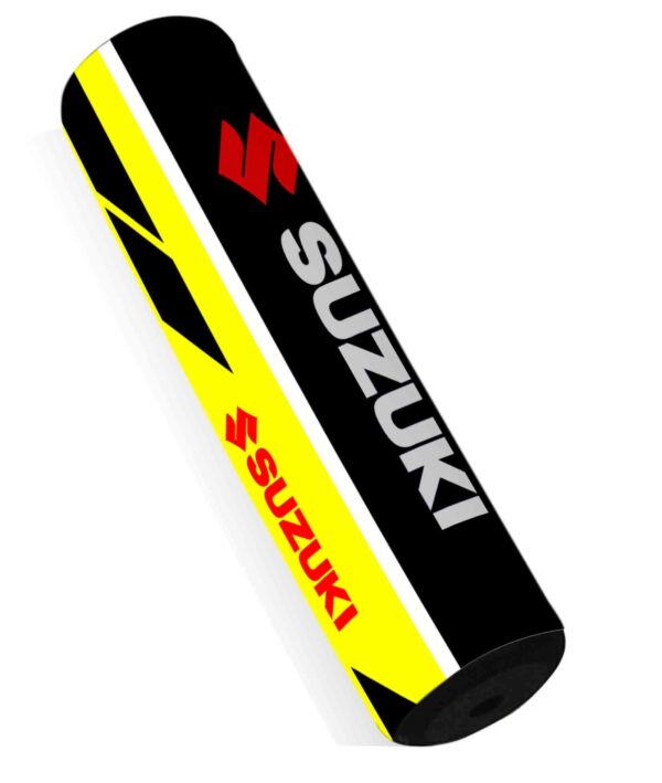 1 Protector Pad De Manubrio 22Mm Moto Suzuki - Negro