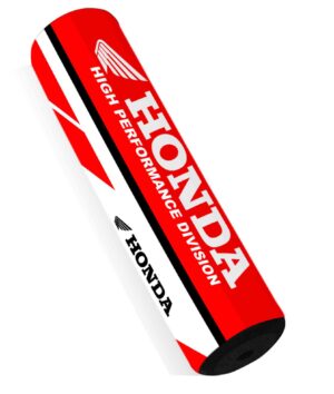 Protector Pad De Manubrio 22Mm Moto Honda - Rojo
