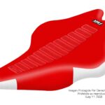 Funda Asiento Yamaha Yfz 450 R Ultra Grip Fmx Covers - Rojo/Blanco