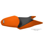 Funda Asiento Ktm Duke 250/390 Up 2018 Total Grip Fmx Covers - Naranja/Negro