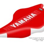 Funda Asiento Yamaha Yfz 450 R Ultra Grip Series Fmx Covers - Rojo/Blanco/Blanco