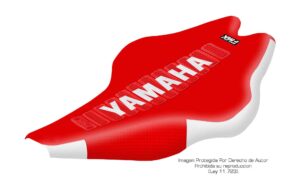 Funda Asiento Yamaha Yfz 450 R Ultra Grip Series Fmx Covers - Rojo/Blanco/Blanco