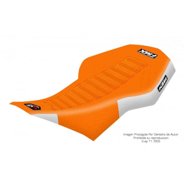 Funda Asiento Ktm 505 Sx Ultra Grip Fmx Covers - Naranja/Blanco