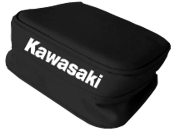 Cartuchera Guardabarro Porta Herramientas Kawasaki - Negro