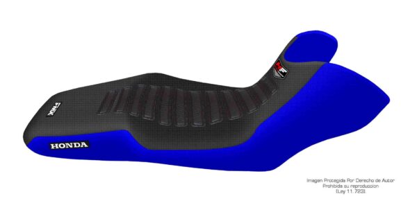 Funda Asiento HONDA Transalp 700 HF Fmx Covers - Negro/Azul