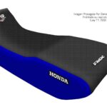 Funda Asiento Honda Transalp 600 Total Grip Fmx Covers - Negro/Azul