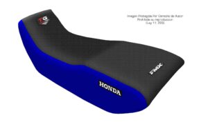 Funda Asiento Honda Transalp 600 Total Grip Fmx Covers - Negro/Azul