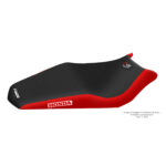 Funda Asiento Honda Cbx 250 Twister 2017 Total Grip Fmx Covers - Negro/Rojo
