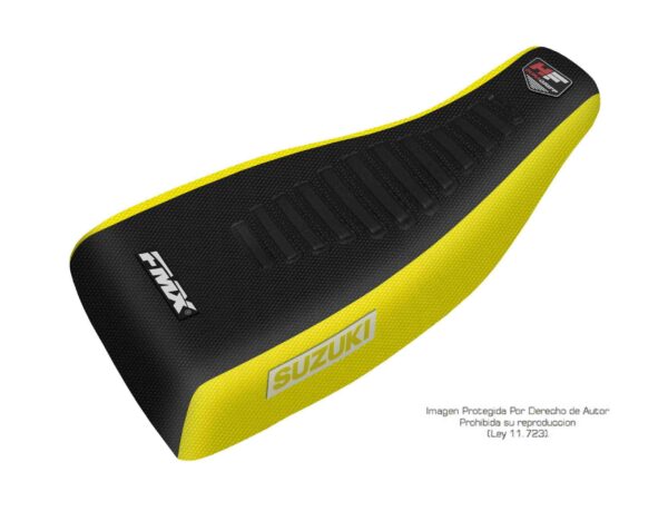 Funda Asiento Suzuki Lt 160 Hf Fmx Covers - Negro/Amarillo