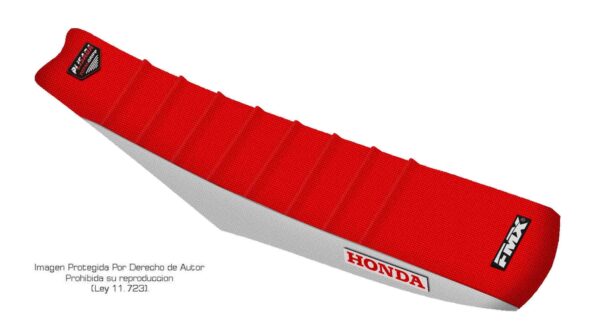 Funda Asiento Honda Crf 250 - 10/13 - 450 - 09/12 Plisada Fmx Covers - Rojo/Blanco