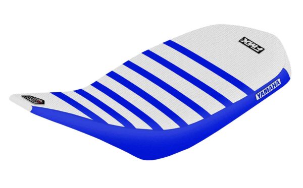 Funda Asiento Yamaha Yfz 450 Rib Fmx Covers - Blanco/Azul/Blanco