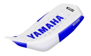 Funda Asiento Yamaha Raptor 350 Ultra Grip Series Fmx Covers - Blanco/Azul/Azul
