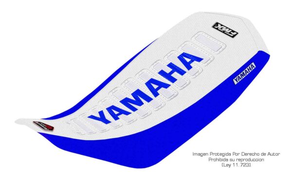 Funda Asiento Yamaha Raptor 350 Series Fmx Covers - Blanco/Azul/Azul