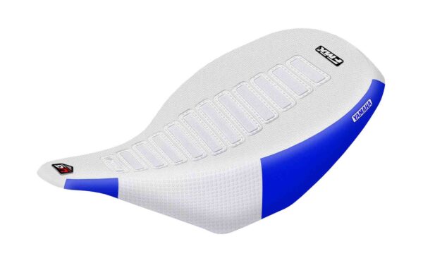 BLANCO_AZUL Funda Asiento Yamaha Raptor 125/250 Ultra Grip Fmx Covers - Blanco/Azul