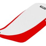 Funda Asiento Yamaha Raptor 350 Total Grip Fmx Covers - Blanco/Rojo