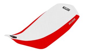 Funda Asiento Yamaha Raptor 350 Total Grip Fmx Covers - Blanco/Rojo
