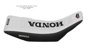 Funda Asiento Honda Crm 125/250 - 94 Series Fmx Covers - Blanco/Negro/Negro