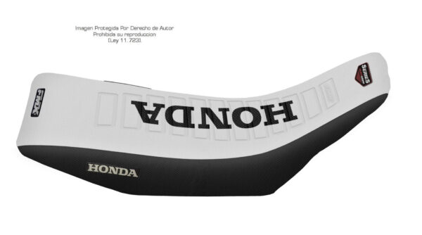 Funda Asiento Honda Crm 125/250 - 94 Series Fmx Covers - Blanco/Negro/Negro