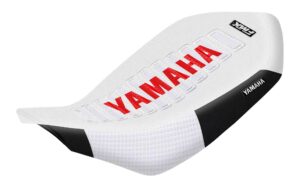 Funda Asiento Yamaha Raptor 700 Ultra Grip Series Fmx Covers - Blanco/Negro/Rojo