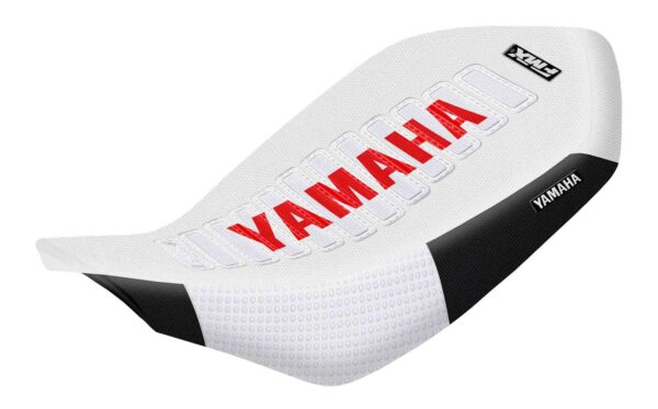 Funda Asiento Yamaha Raptor 700 Ultra Grip Series Fmx Covers - Blanco/Negro/Rojo