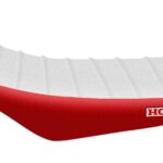 Funda Asiento Honda Cr 80 - 96/02 Plisada Fmx Covers - Blanco/Rojo