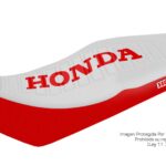 Funda Asiento Honda Xr 300 E Series Fmx Covers - Blanco/Rojo/Rojo