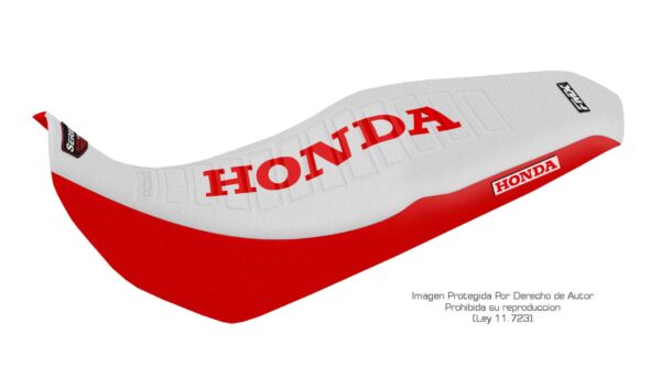 Funda Asiento Honda Xr 300 E Series Fmx Covers - Blanco/Rojo/Rojo