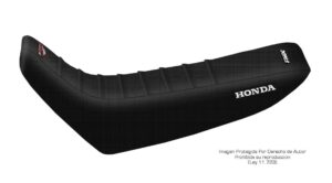 Funda Asiento Honda Xr 250 M Nuevo Plisada Fmx Covers - Negro