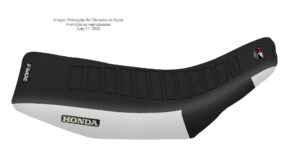 Funda Asiento Honda CRM 125/250 - 94 Ultra Grip Fmx Covers - Negro/Blanco