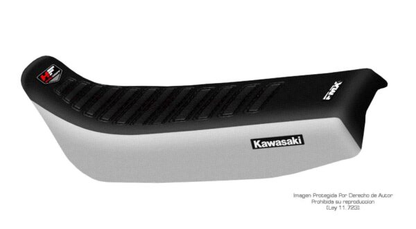 Funda Asiento Kawasaki Klr 250 - 91/05 Hf Fmx Covers - Negro/Blanco