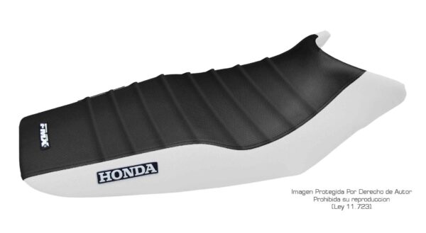 Funda Asiento Honda Cb 125 F Twister Plisada Fmx Covers - Negro/Blanco