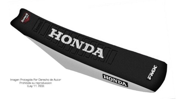 Funda Asiento Honda Crf 250 - 10/13 - 450 - 09/12 Series Fmx Covers - Negro/Blanco/Blanco