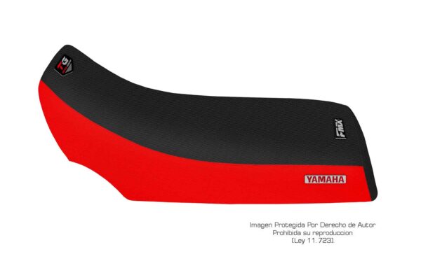 NEGRO_ROJO Funda Asiento Yamaha Banshee Total Grip Fmx Covers - Negro/Rojo