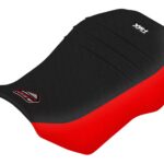 Funda Asiento Suzuki Ltz 400 Plisadas Fmx Covers - Negro/Rojo