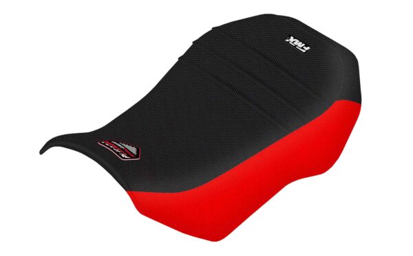 Funda Asiento Suzuki Ltz 400 Plisadas Fmx Covers - Negro/Rojo