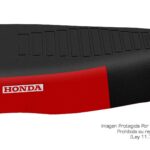 Funda Asiento Honda Cr 480 - 1982 Ultra Grip Fmx Covers - Negro/Rojo
